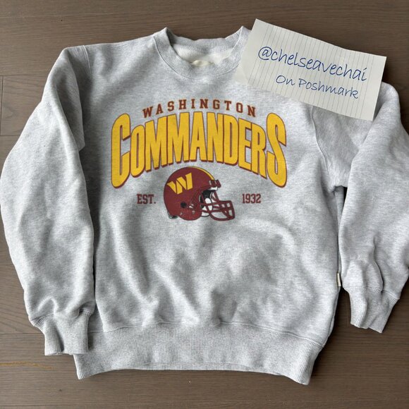 Vintage Washington Commanders Football Sweatshirt, 90s Retro NFL Shirt Tee - Picture 1 of 2
